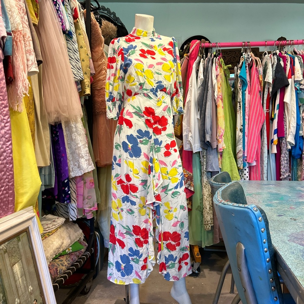 Wallpaper Floral Dress